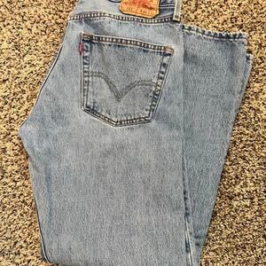 Levi's 501XX Men's Jeans 34x32 Light Wash Button Fly Y2K 2004